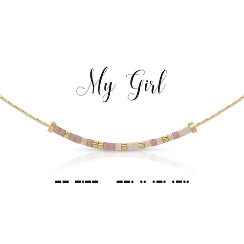 My Girl | Morse Code Necklace