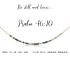 Psalm 46:10 {Be Still and Know} Morse Code Necklace