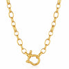 Ruvina Shackle Necklace in Gold