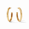 Noel CZ Stone Hoop Earrings