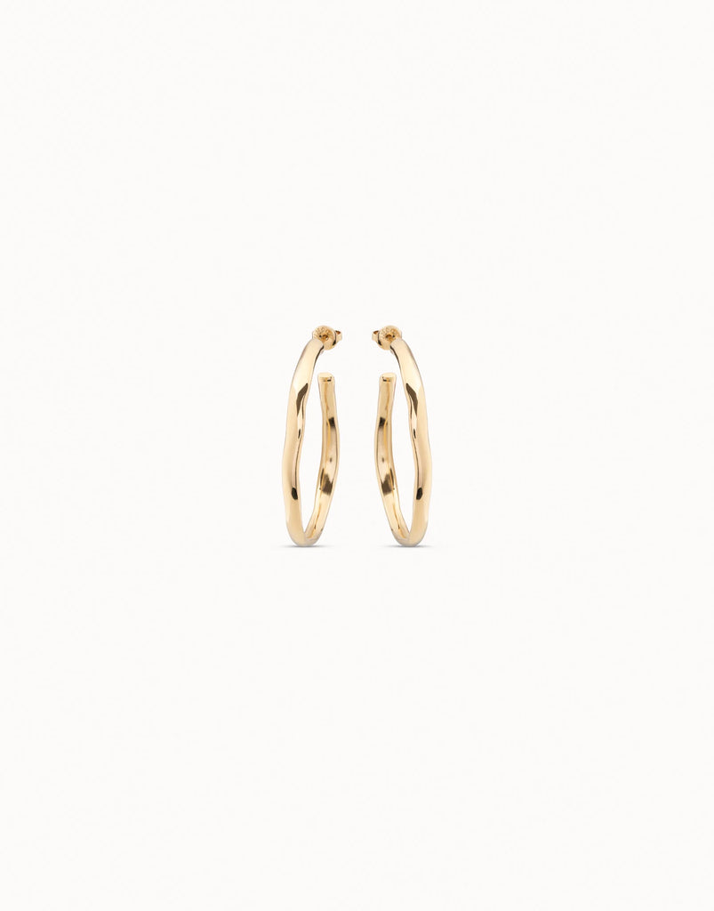 Ohmmm Gold Hoop Earrings