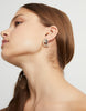 Triple-Curve Stud Earrings
