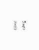 Silver Bead Drop Earrings