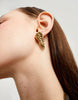 Angel Wing Gold Stud Earrings