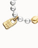 Two-Tone Bracelet with Padlock Clasp - Beat Collection