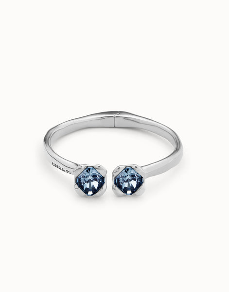 Aura Blue Hinged Bracelet