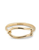Bangle bracelet with large link