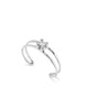 Anima Clear Crystal Cuff Bracelet