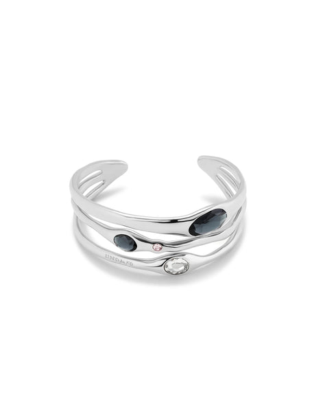 Bangle Bracelet with Crystals - Medium