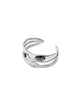 Bangle Bracelet with Crystals - Medium