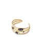 Bangle Bracelet with Crystals - Medium