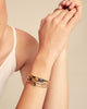 Bangle Bracelet with Crystals - Medium