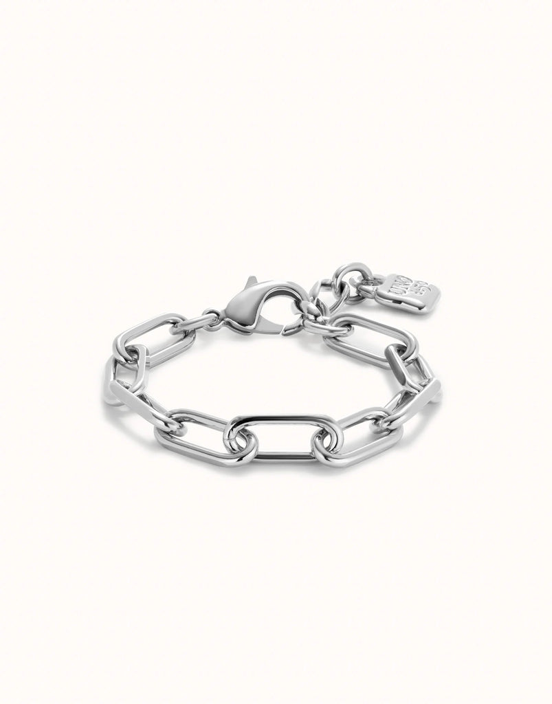 Paperclip Bracelet with Padlock