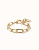 Paperclip Bracelet with Padlock
