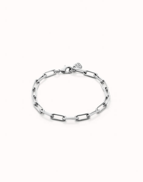 Sterling silver-plated Bracelet with Big Links