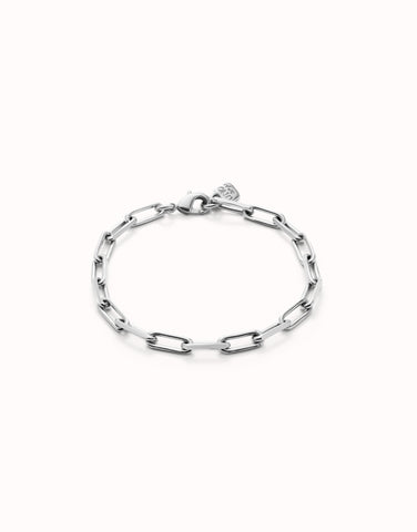 Sterling silver-plated Bracelet with Big Links