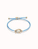 Blue Thread Bracelet with Shell Pearl - Ser Diferente