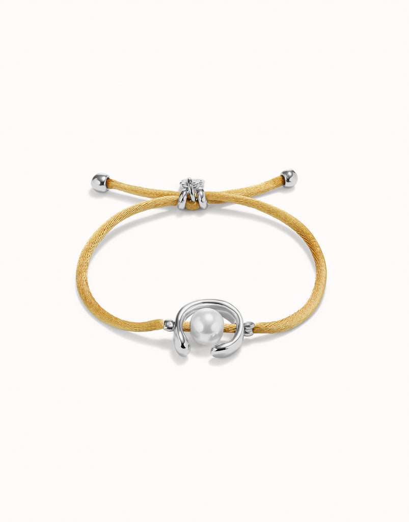 Camel Thread Bracelet with Shell Pearl - Ser Diferente
