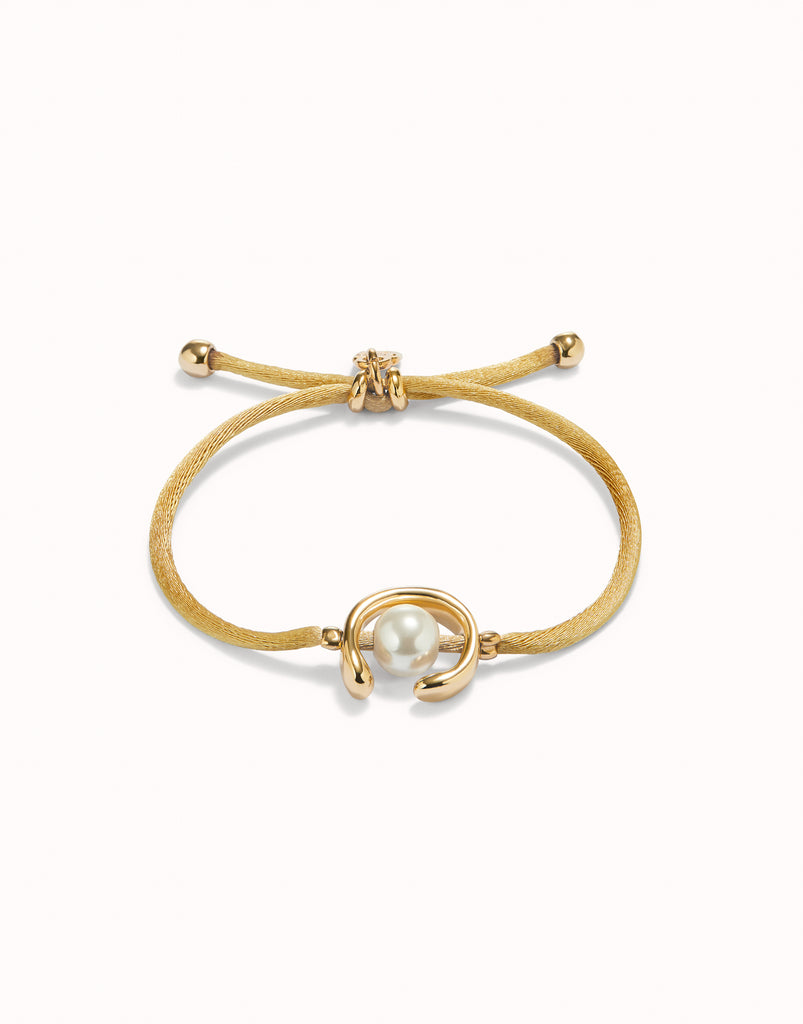 Camel Thread Bracelet with Shell Pearl - Ser Diferente