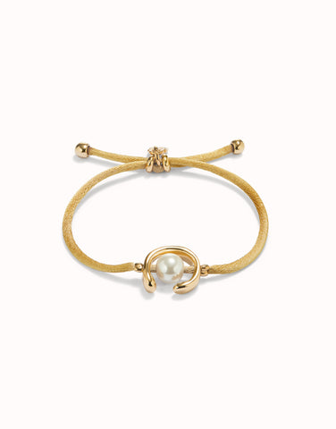 Camel Thread Bracelet with Shell Pearl - Ser Diferente