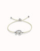 White Thread Bracelet with Shell Pearl - Ser Diferente