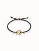 Black Thread Bracelet with Shell Pearl - Ser Diferente