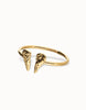 Angel Wing Gold Cuff Bracelet