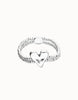 Silver Heart Stretch Bracelet - Beat Collection