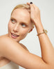 Gold Heart Hinged Bracelet - Beat Collection