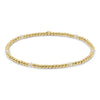 Pearly Girlie Gold Stretch Bracelet