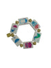 Mahjong Bracelet - Blanc + Gold