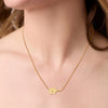 Pickleball Delicate Necklace in Gold