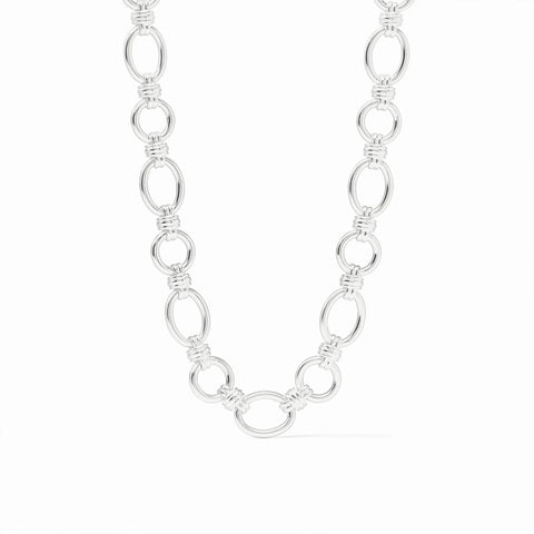 Portofino Link Necklace- Silver