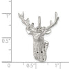 Deer Head Charm in Sterling Silver