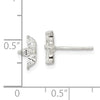 Marquis Trio Flower CZ Stud Earrings