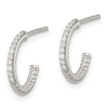 CZ Huggie Earrings