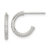 CZ Huggie Earrings