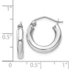 Sterling Silver 3mm Hoop Earrings