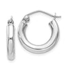 Sterling Silver 3mm Hoop Earrings