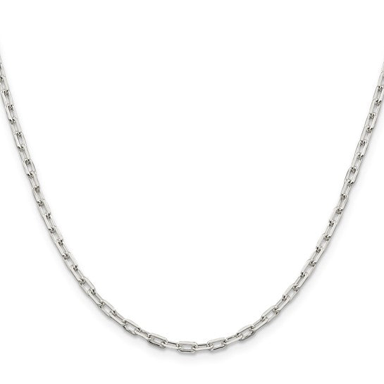Sterling Silver Small Paperclip Chain | 2.00mm