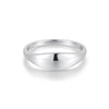 Silver Plain Dome Ring