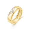 Gold Pavé CZ Bold Statement Ring