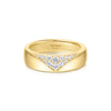 Gold Pavé CZ Bold Statement Ring