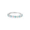 Bezel Lab Created Turquoise Ring