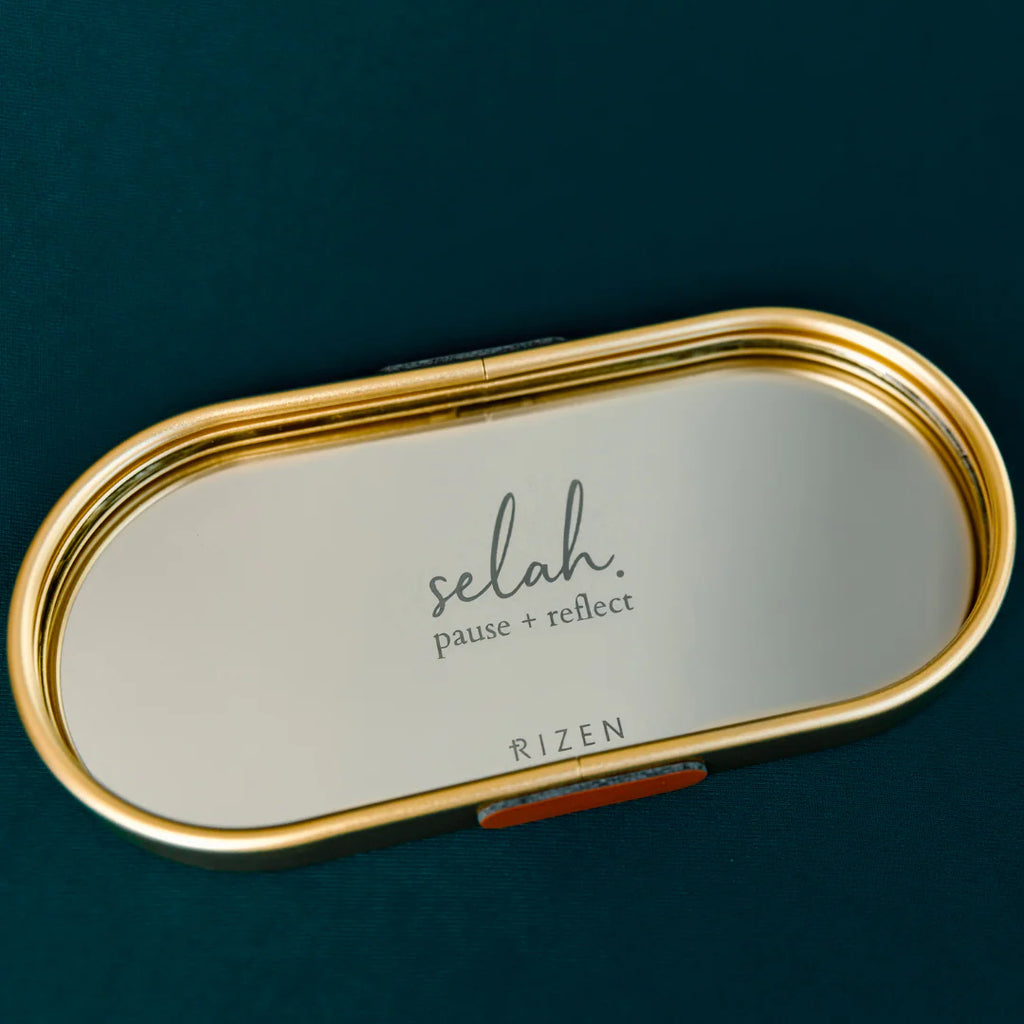 Selah Mirrored Jewelry Dish