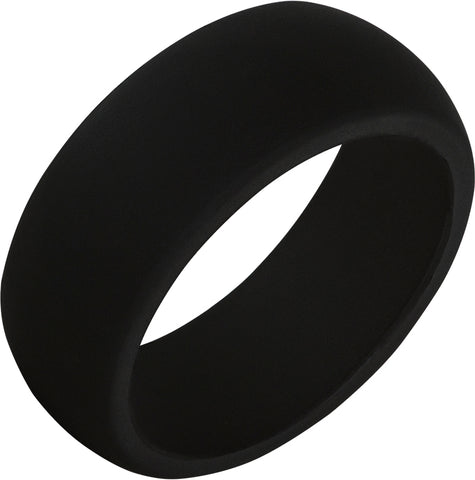 TruBand Silicone Dome Black 8mm