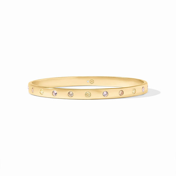 Rainbow Bangle Bracelet in Gold