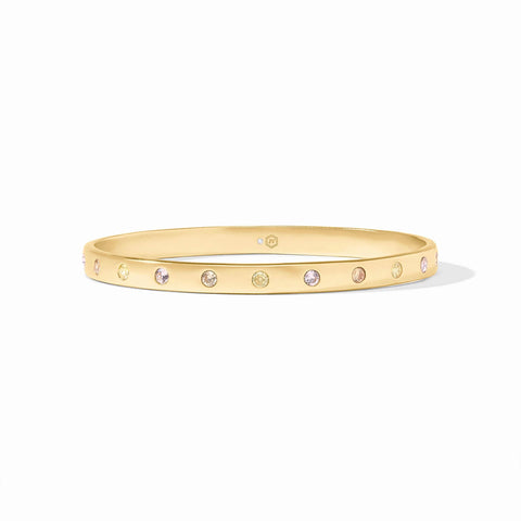 Rainbow Bangle Bracelet in Gold