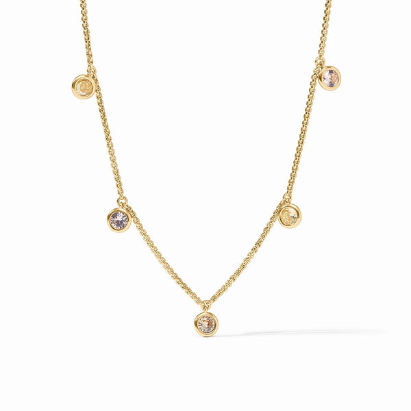 Rainbow Delicate Charm Necklace