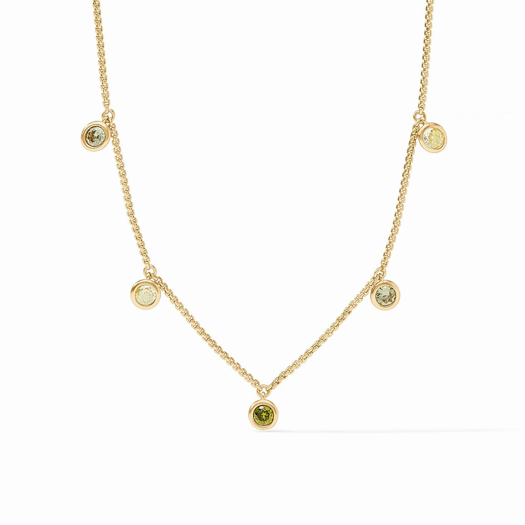 Rainbow Delicate Charm Necklace
